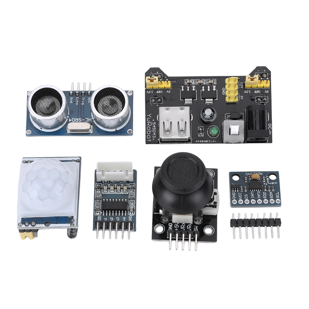 مجموعة المبتدئين الأكثر اكتمالا MEGA 2560 مشروع مستشعر بالموجات فوق الصوتية البرنامج التعليمي في نهاية المطاف كاتب مجموعة المحرك المؤازرة لاردوينو Mega2560