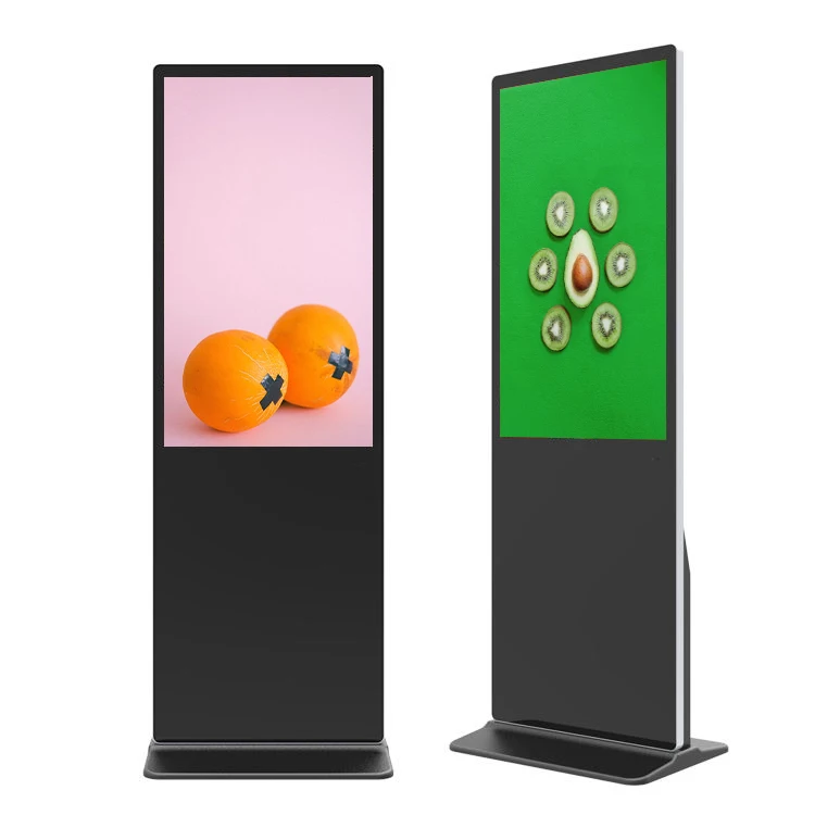 GPX 43 55 Inch Vertical LCD Panel Stand Advertising Display LED Advertising Machine Full HD Big Advertising Screen