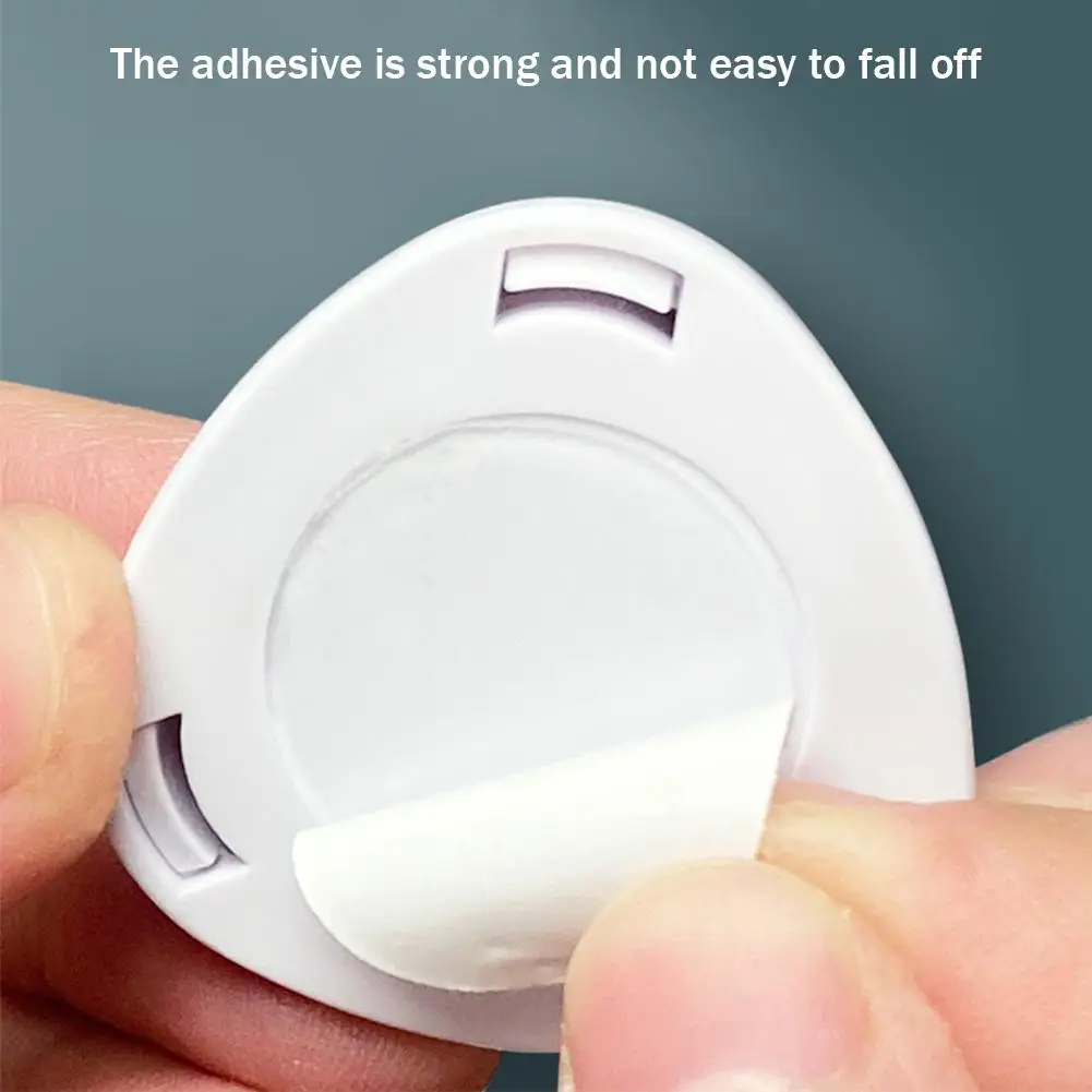 

4 шт. липкий поворотный шкив без шума для ящиков для хранения мебели (белый A)