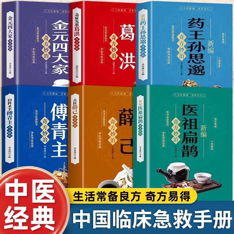 

Книги по традиционной китайской медицине, Przodek Bian Que, Medicine King Sun Simiao, Древний физиолог Xue Ji