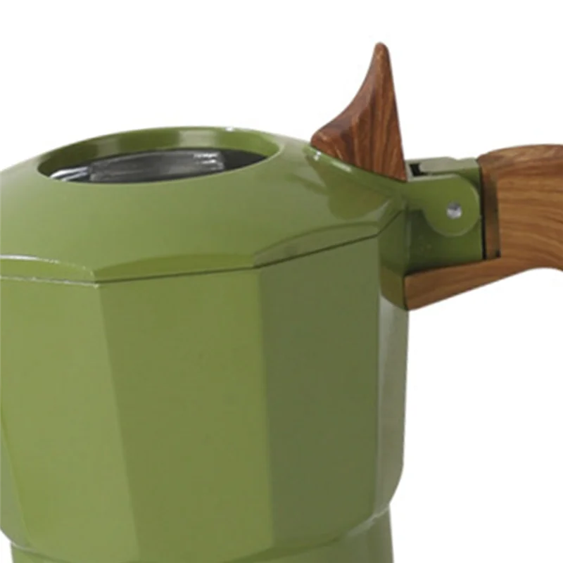 AF93-поглощающая кофеварка для эспрессо и кофеварка, классическая итальянская кофеварка, горшок для мока, модная кофеварка в старом стиле, горшок для мокко