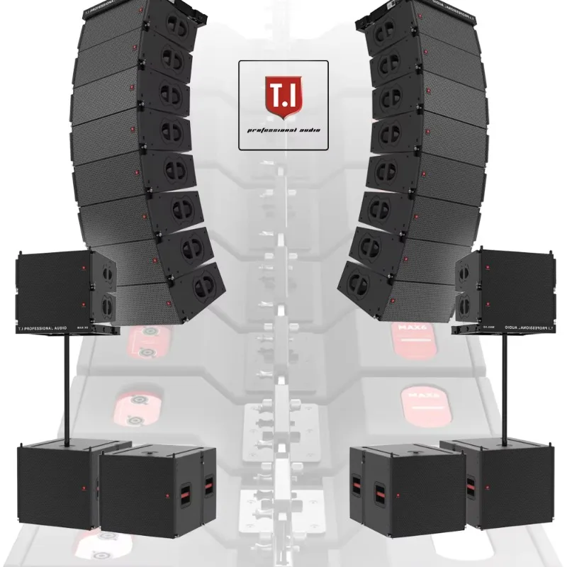 Single 6 Inch Two Way Line Array Speaker Professional Audio Equipment for Stage Live Show