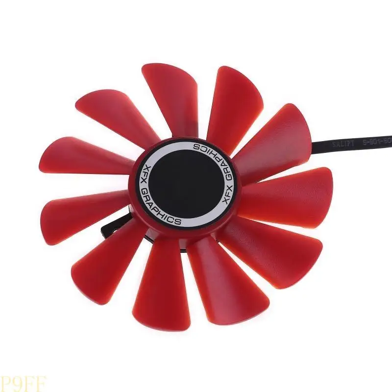 2 Stück 85 mm RX-570-RS RX-580-RS FD10U12S9-C Lüfter für XFX RX470 RX570 RS RX580 RS Video-Grafikkartenkühlung Ersatz