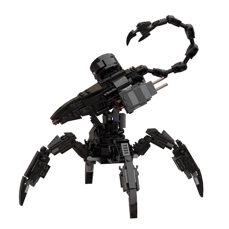 

Новый набор строительных блоков Sci-Fi Scorpion Mecha: Механическая модель боевого робота-корпорсера, игрушка-робот для детей, подарок