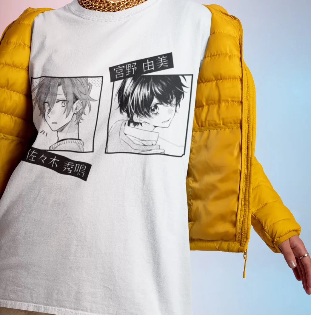 Camiseta de Sasaki a Miyano, camisa de Miyano, talla de Manga, Unisex, Anime