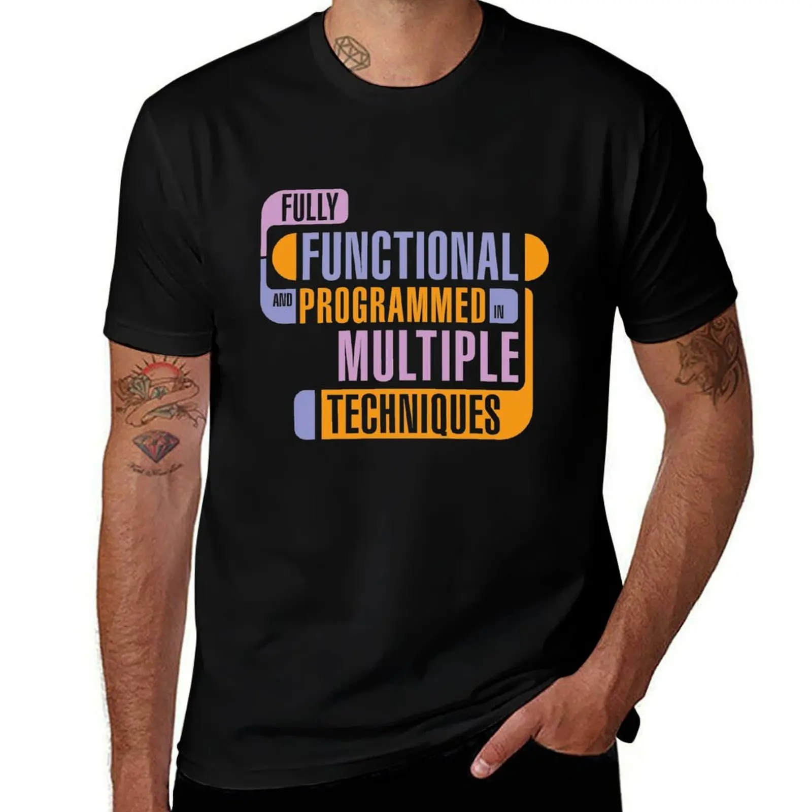 Fully Functional T-Shirt man t shirt summer T-Shirt