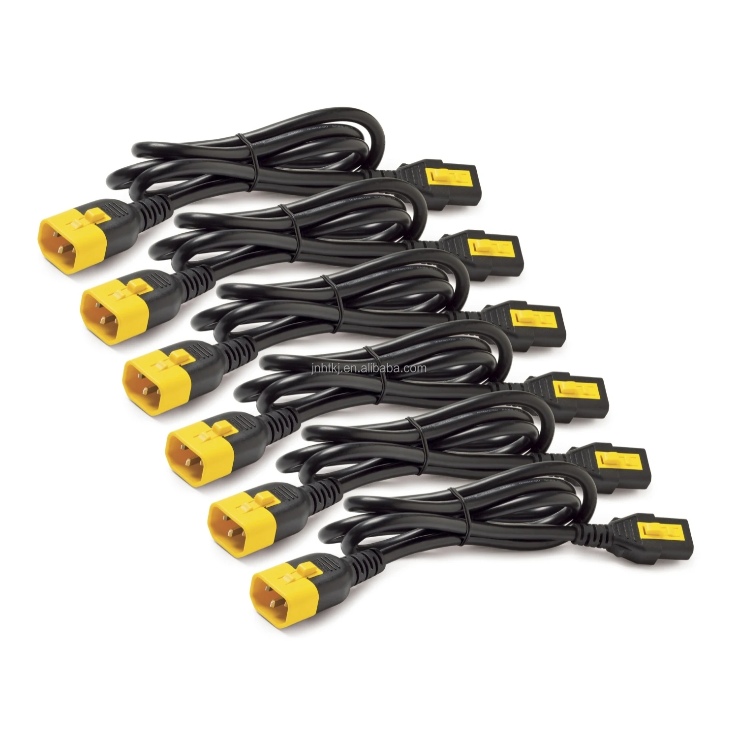 APC AP8706S-WW Model UPS Cord Locking Power Cord Kit C13 to C14 1.8m 6-pc Set for Uninterruptible Power Supplies (UPS)