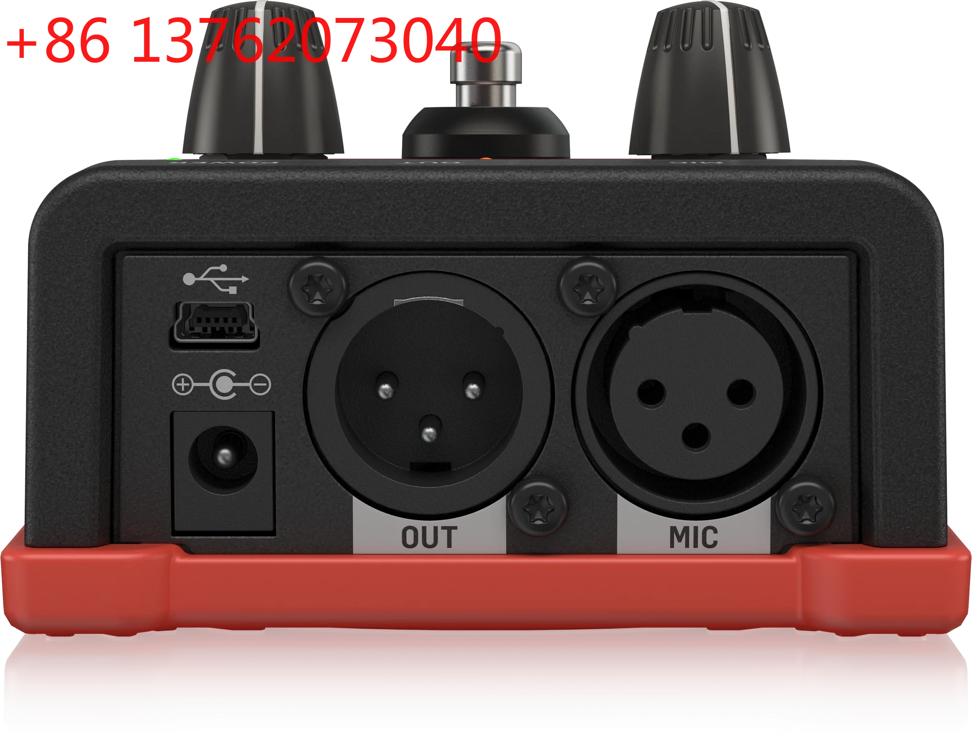 TC Helicon VOICETONE R1 Stompbox de un solo botón, control simple de 2 perillas para un fácil efecto de reverberación vocal en vivo de calidad de estudio