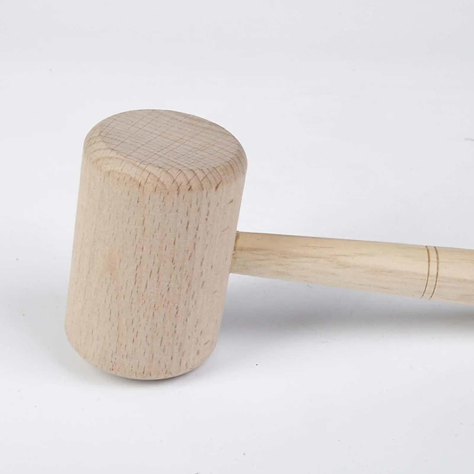 Beech Solid Wood Mallet Professional Woodworking Hammer Hand Hammer Accessory Vintage Wooden Mallet Wooden Hammer for Leather