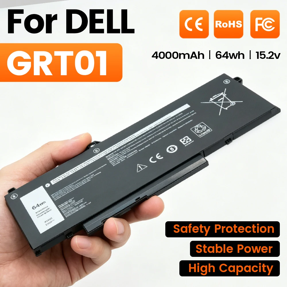 

BGBT 1V1XF 11.4V 42Wh Laptop Battery for Dell Latitude 5400 5410 5500 5510 Precision 3540 3550 XV8CJ R8D7N 4GVMP Inspiron 7590 7