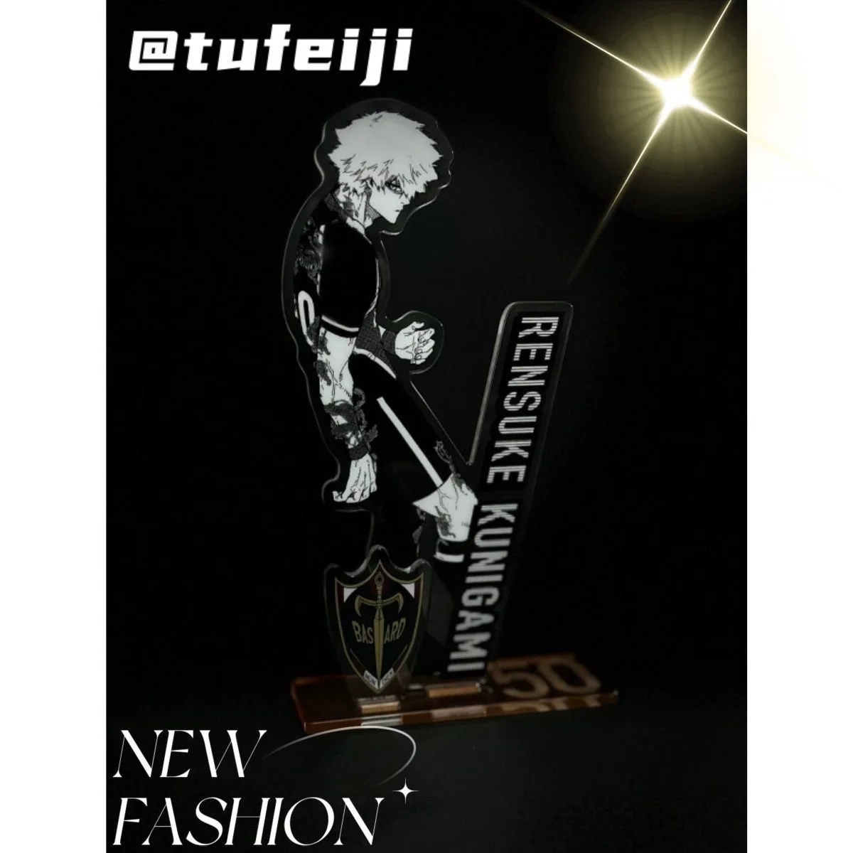 

Окружающая креативная акриловая табличка, новая аниме, синяя тюрьма, косплей, двойная вставка, настольное украшение