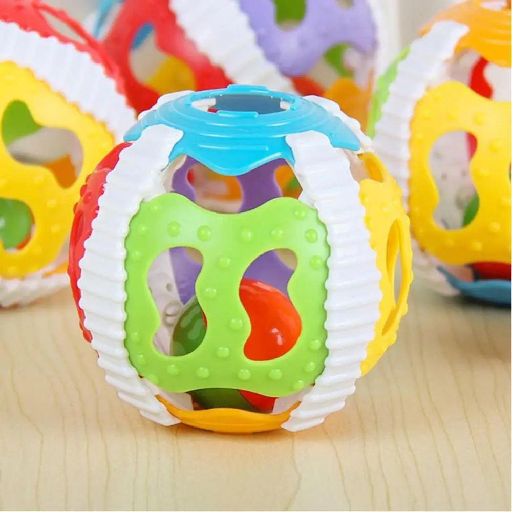 Colorful Puzzle Educational Toys Gripping Rattle Baby Rattle Ball Toy Handbell