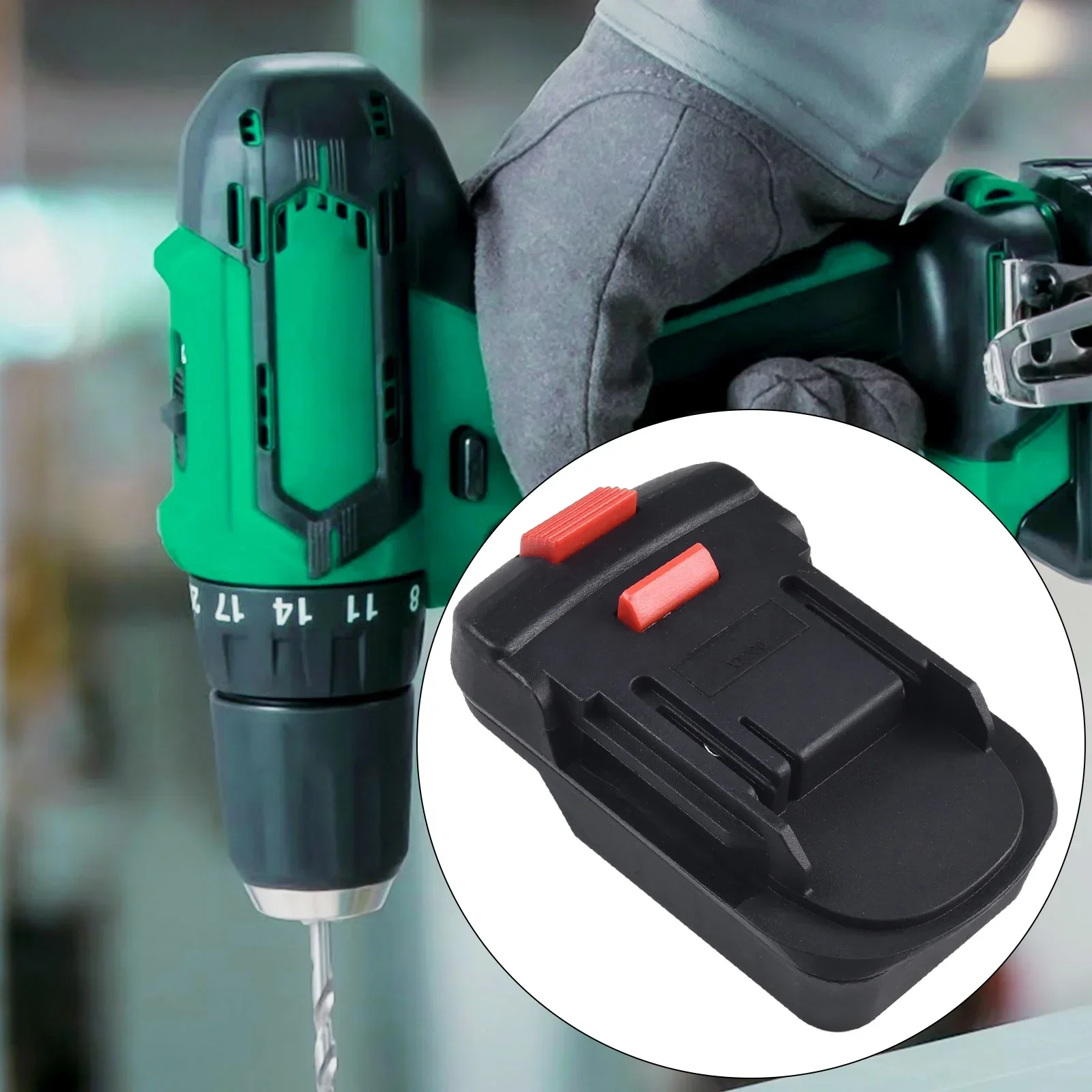 

Replacement Battery Adapter Black Plastic To 2106 Lithium Battery 18V Accessories For BL1830 BL1840 BL1850 Practical Brand New