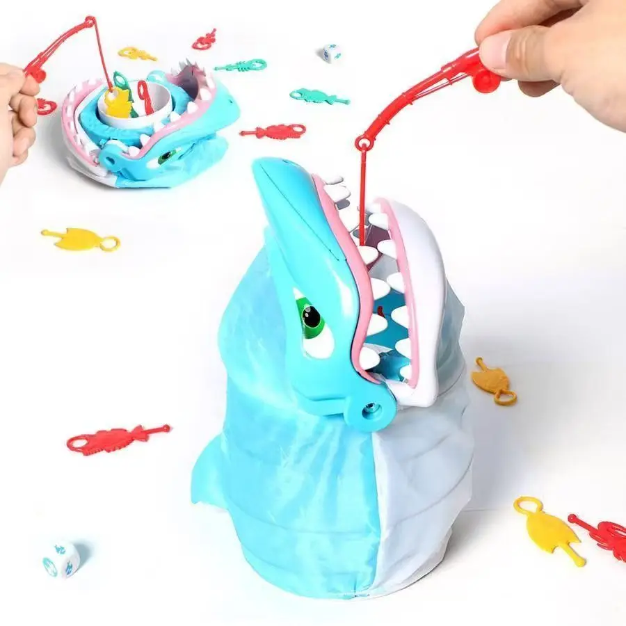 Jeux familiaux de morsure de requin, créatures marines colorées, fête d'aventure de pêche pour enfants et adultes, jouets de noël et d'anniversaire, cadeaux