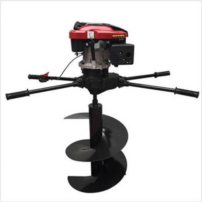 

drilling machine punches holes quickly, and the single-person hand-held digging machine is easy to operate