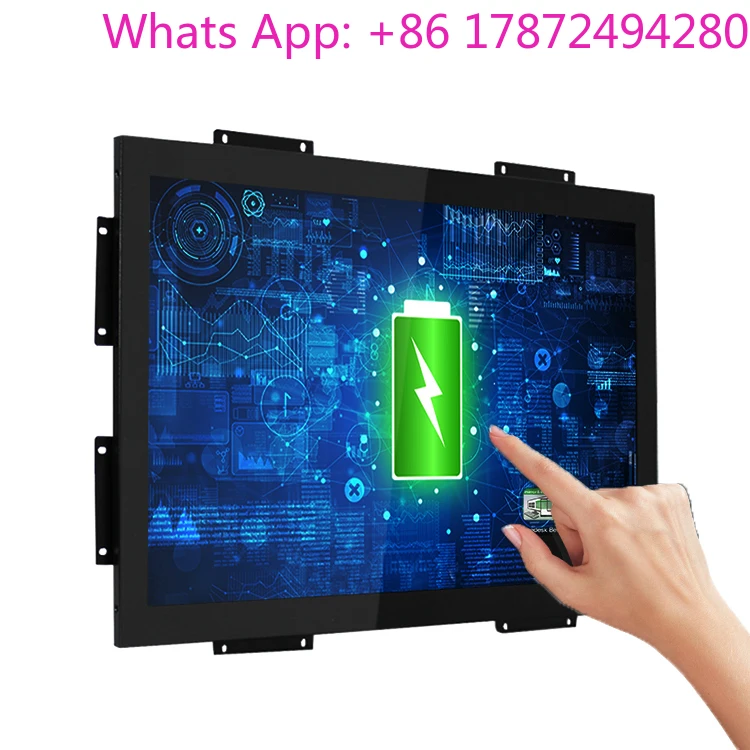 Industrial Control Embedded Touch Screen Computer 15/15.6 Inch 4:3 IP65 Waterproof Metal Case Rugged TFT LCD