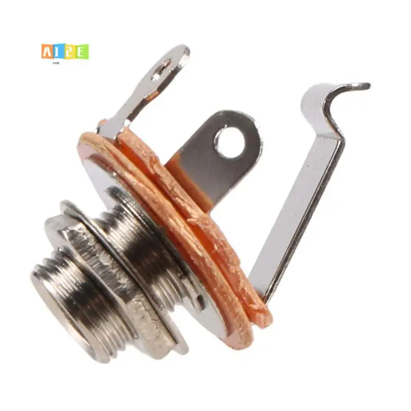 A12E-Guitar Parts & Accessories Switchcraft 1/4 6.35Mm 2-Conductor Mono Chassis Guitar Jack Input Output