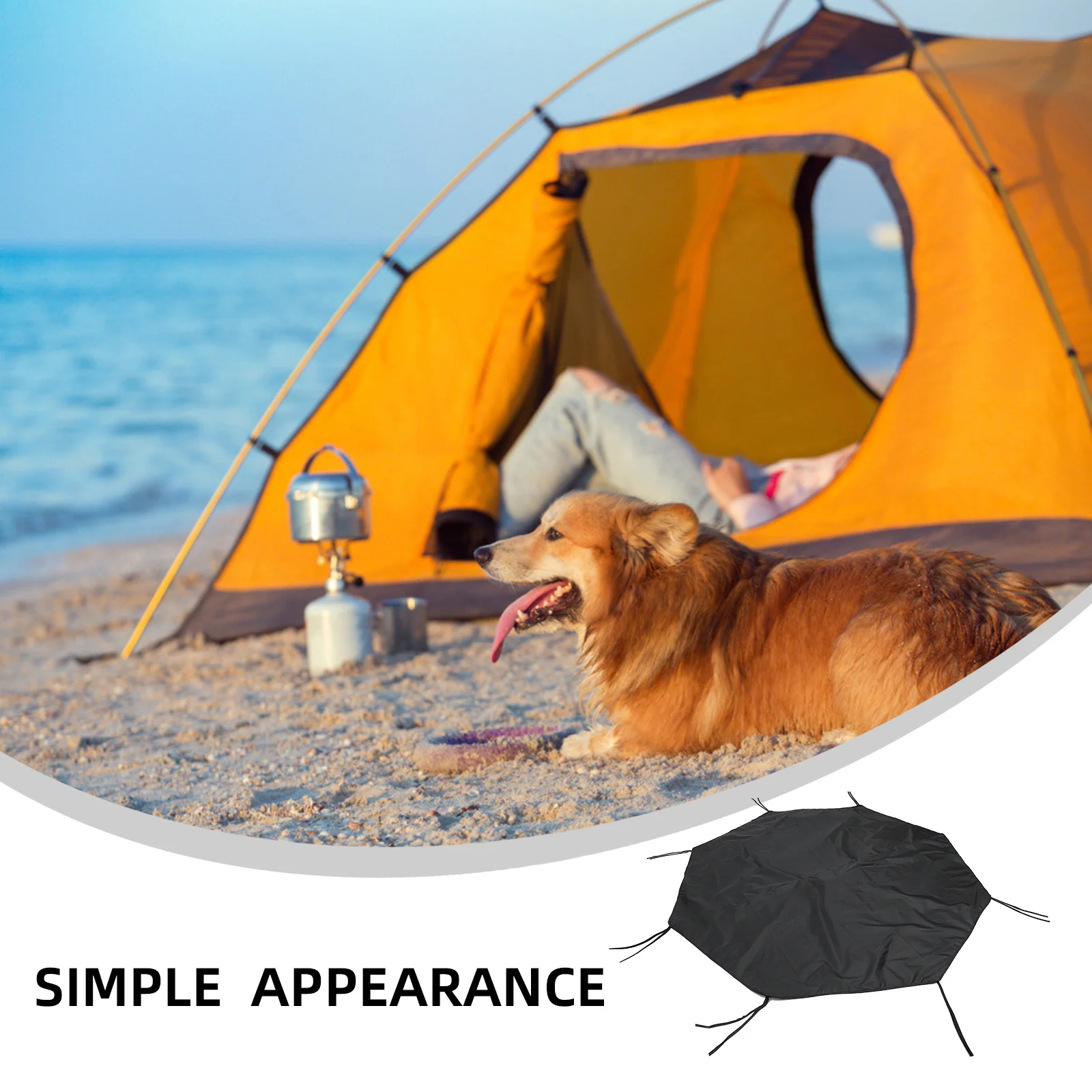 غطاء حظيرة كلاب خارجية مقاوم للماء ومضاد لأشعة الشمس مصنوع من قماش أكسفورد 210D، حظيرة سلكية للحيوانات الأليفة للتخييم والسفر واستخدام الشاطئ