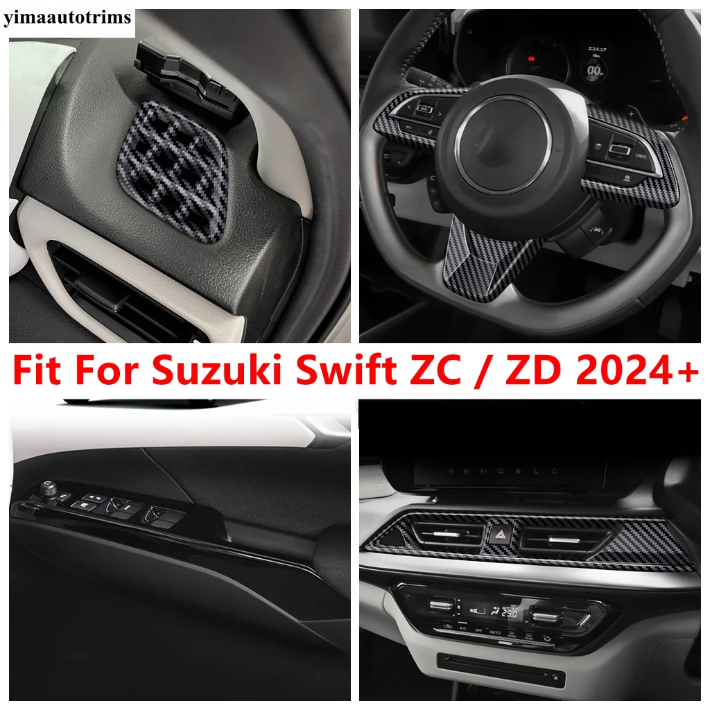 

Car Window Lift / Steering Wheel / Dashboard Middle AC Air Outlet Vent Cover Trim Accessories For Suzuki Swift ZC / ZD 2024 2025