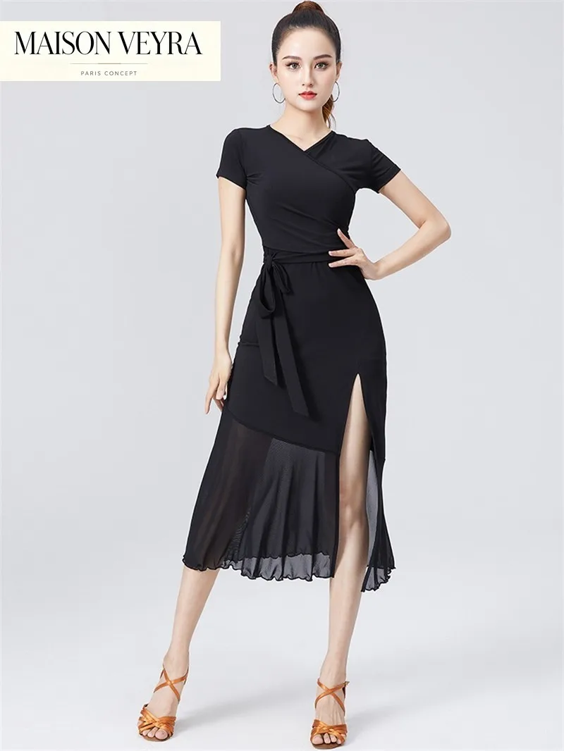 robe-de-danse-latine-grande-taille-pour-femme-nouvelle-collection-printemps-ete-slim-sexy-a-manches-courtes-col-en-v-robes-de-tango-pour-salle-de-bal-vetements-de-tango-3xl