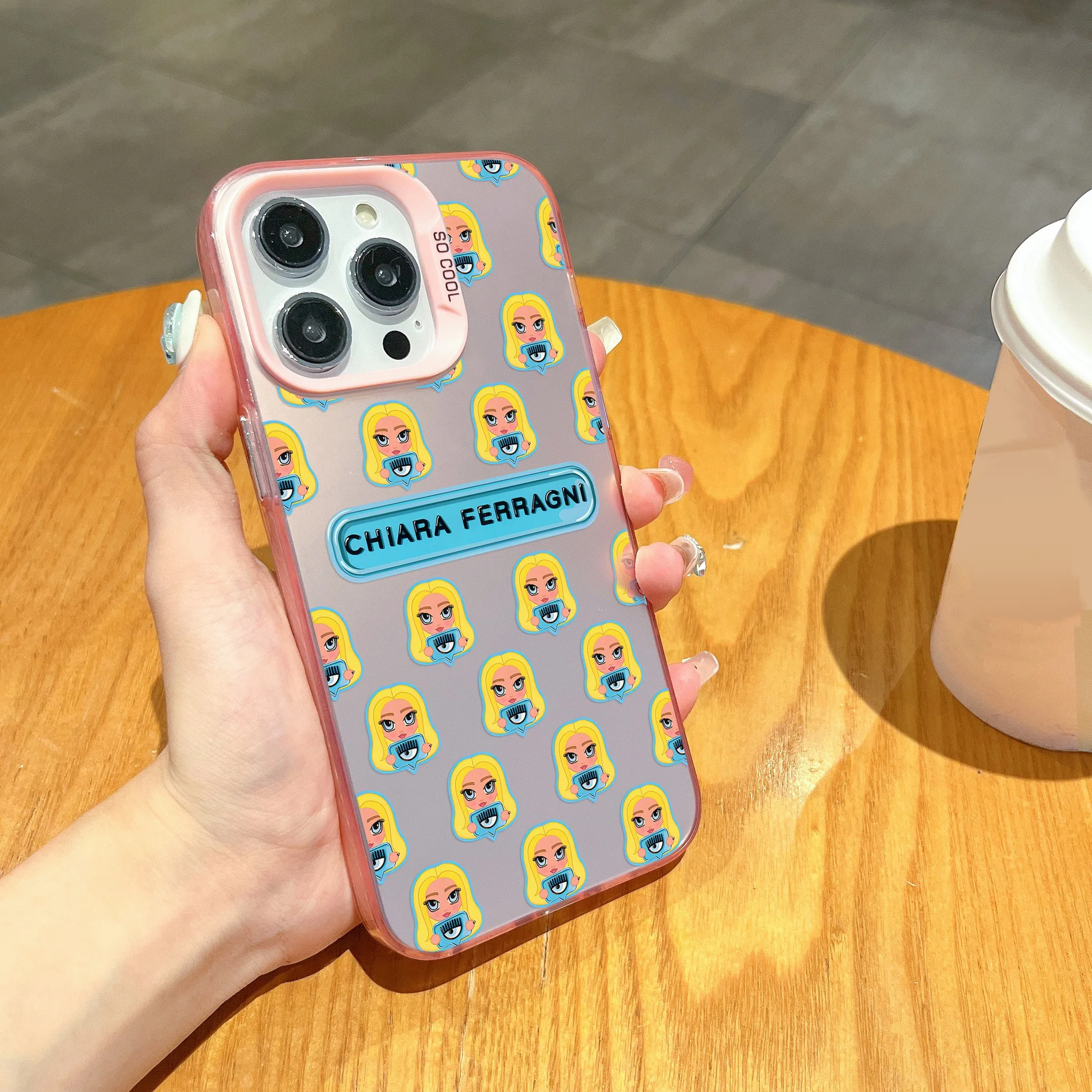 Hot Ferragnies Eyes Chiara Phone Case for OPPO A15 A17 A31 A37 A38 A55 A57 A58 A74 A76 A78 A94 A98 4G 5G Candy Color TPU Cover