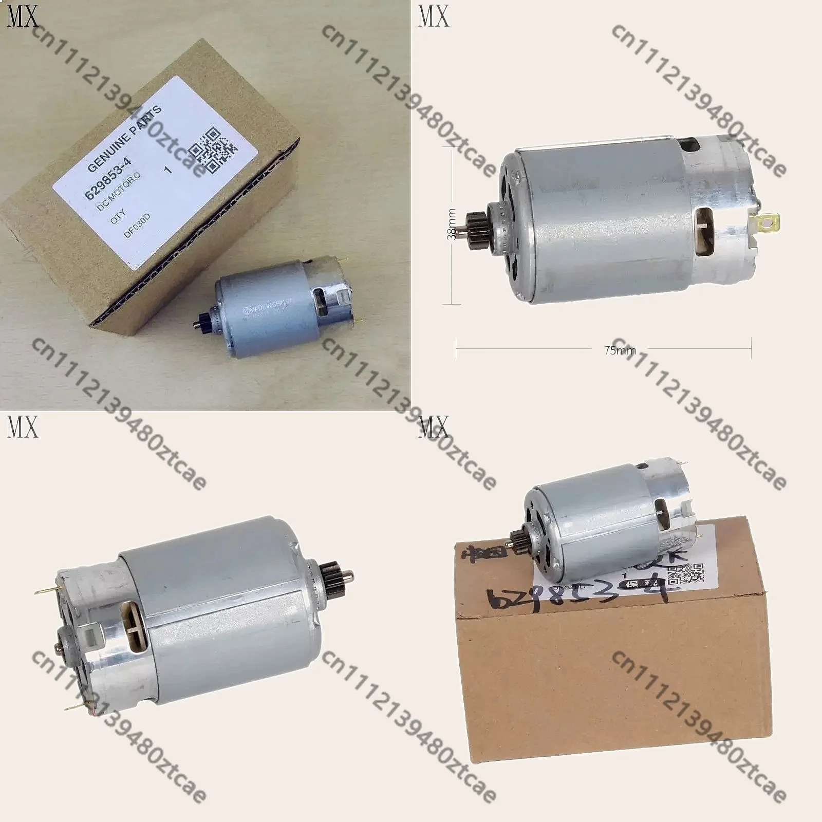 12 Teeth 10.8V Motor 629853-4 for Power Drill Cordless Replacement Parts