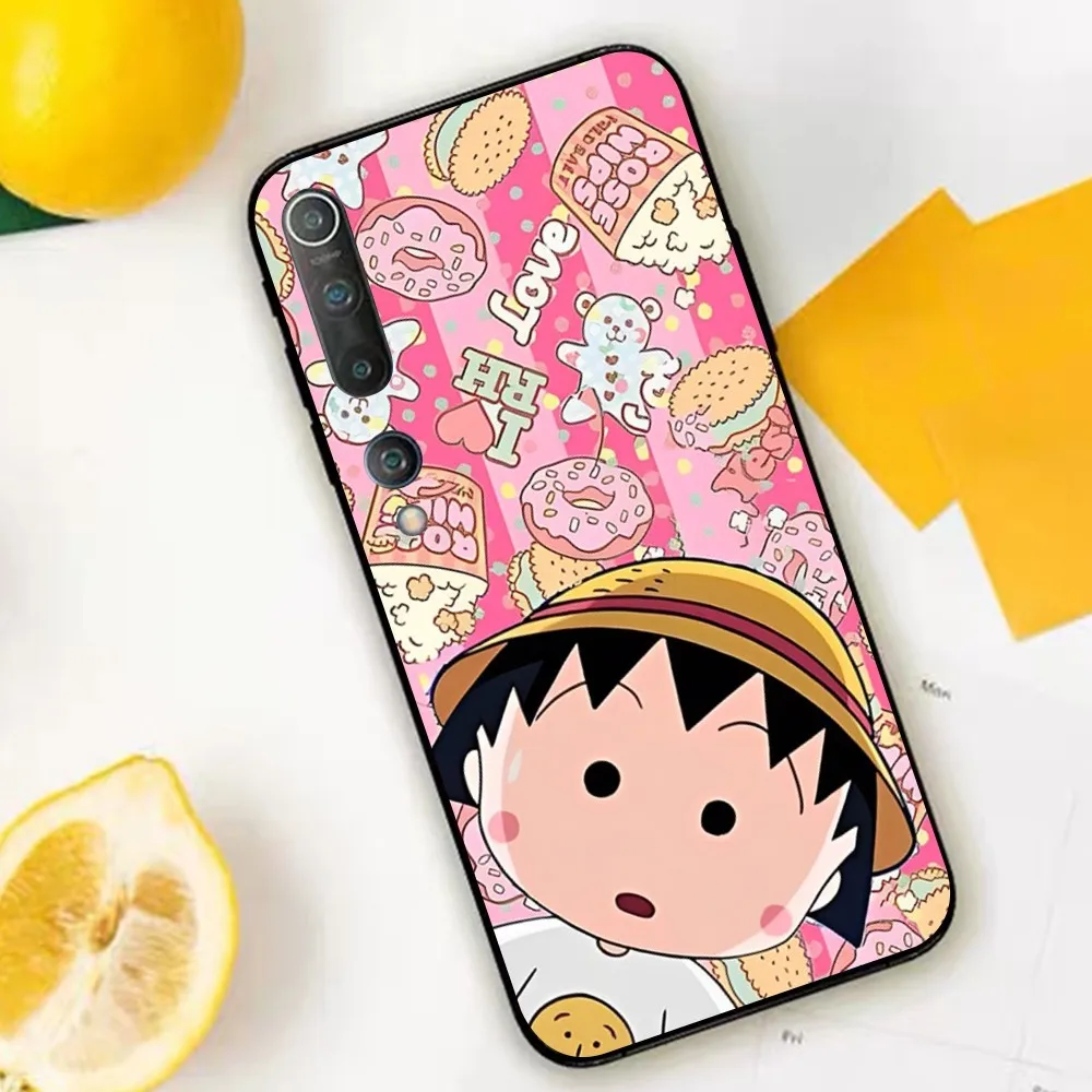 เคสโทรศัพท์ลายอะนิเมะน่ารัก Chibi Maruko สำหรับ Xiaomi Mi 5X 8 9 10 11 12 LITE PRO 10T PocoX3pro PocoM3 Note 10 Pro Lite