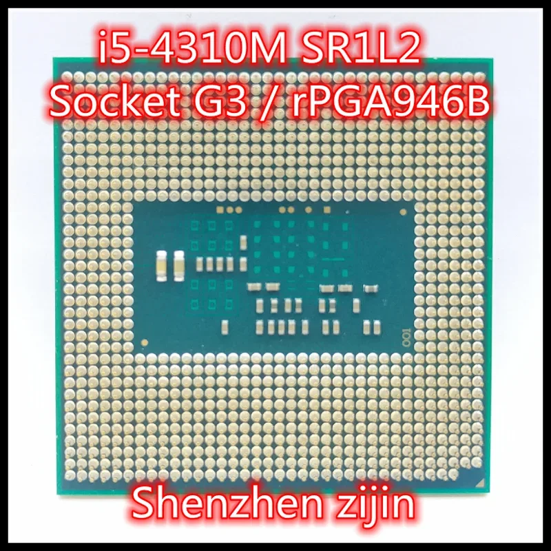 i5-4310M i5 4310M SR1L2 2.7 GHz Dual-Core Quad-Thread CPU Processor 3M 37W Socket G3 / rPGA946B