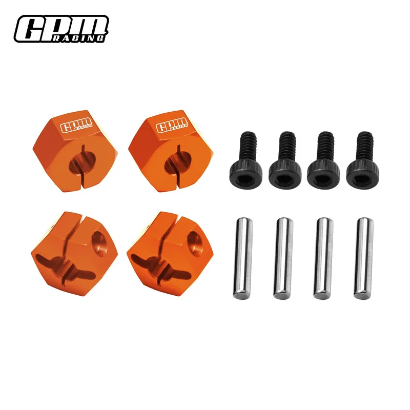 GPM 알루미늄 7075 육각 바인더 12MM TRAXXAS MINI MAXX RC 부품 TXMM010 3654용 완전 세트 #