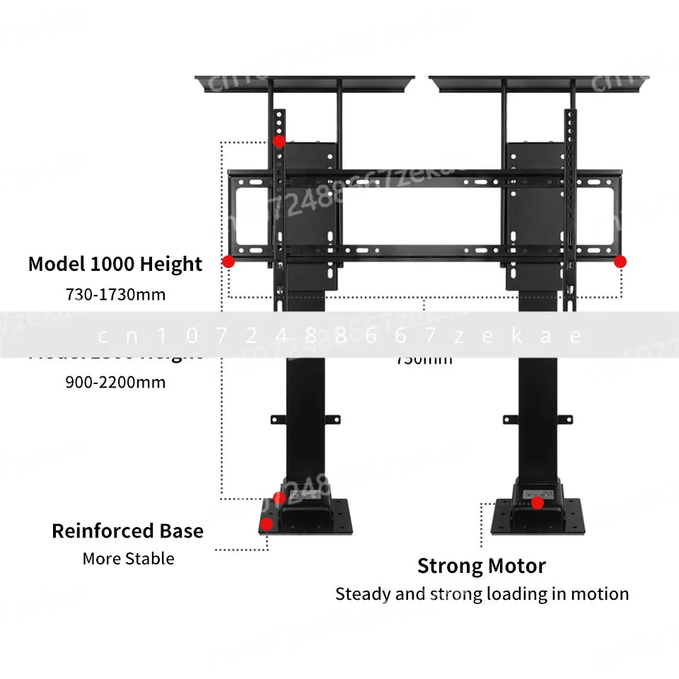 

Electric TV Lift for Large Size TVs 65 70 75 80 85 100 120 Automatic TV Lift Bracket Mechanism