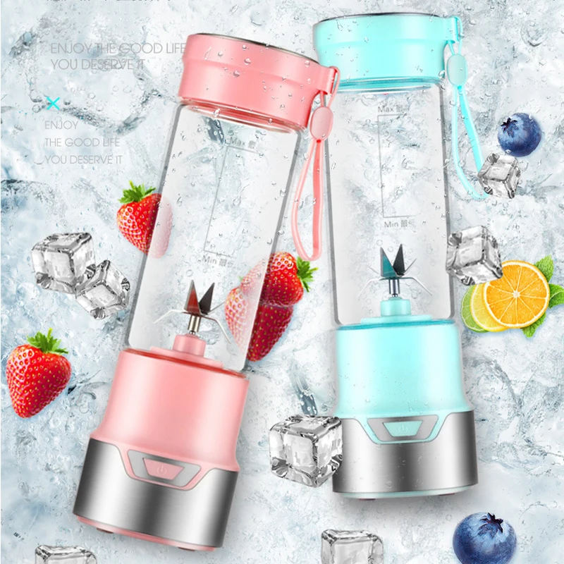 

350Ml Blender Glass Bottle Juicer Portable Fruits Mixer Meat Grinder Juice Maker Machine Juice Cup Home Gift