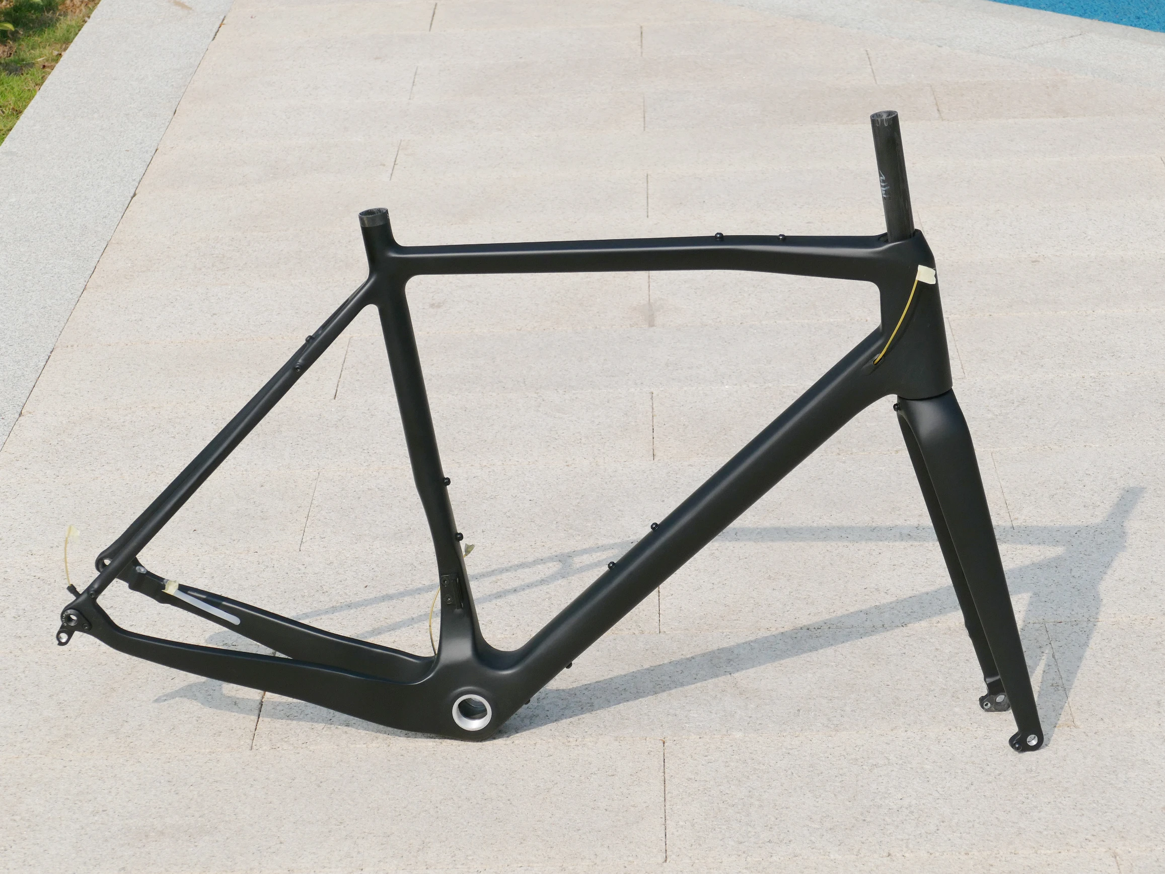 

Full Carbon UD Matt Matte Gravel Bike Bicyce Thru Axle Disc Brake Gravel Frame Fork 46cm, 49cm , 52cm, 54cm , 56cm , 58cm , 61cm