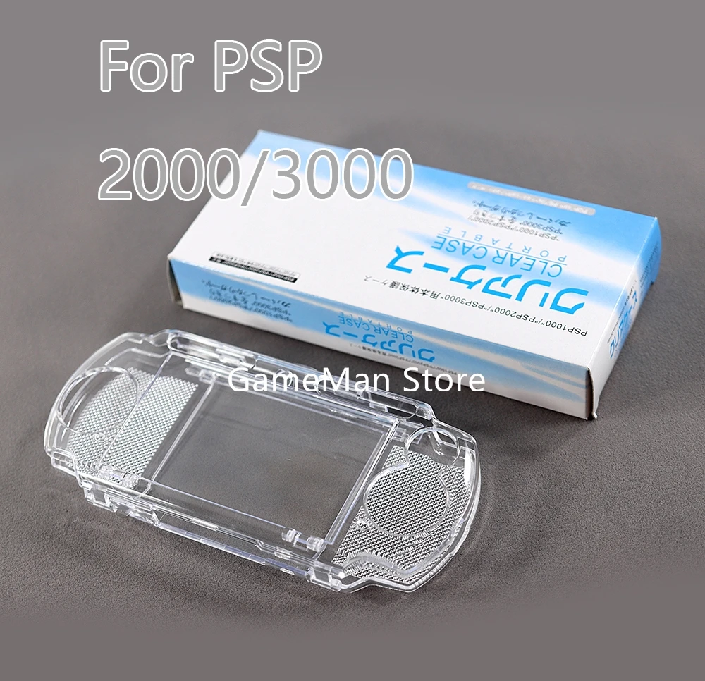 

for PSP2000 3000 clear housing case for psp 2000 3000 transparent hard carry cover case protector case for psp3000