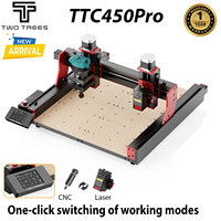 TWOTREES TTC450 Pro CNC Machine 4Axis Metal Cutting Machine For CNC Router Machine And Laser Engraving Cutting Wood GRBL Control