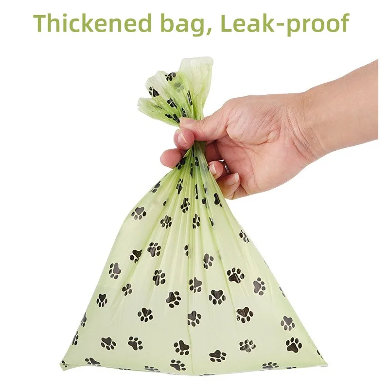 Biodegradable Pet Garbage Bags Thickened Portable Dog Poop Bags Outdoor Clean Pets Supplies Dog Poop Pickup Bags with Organizers