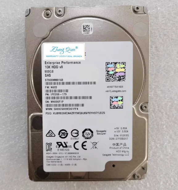 

For ST900MM0168 900G SAS 10K 12G 2.5 V8