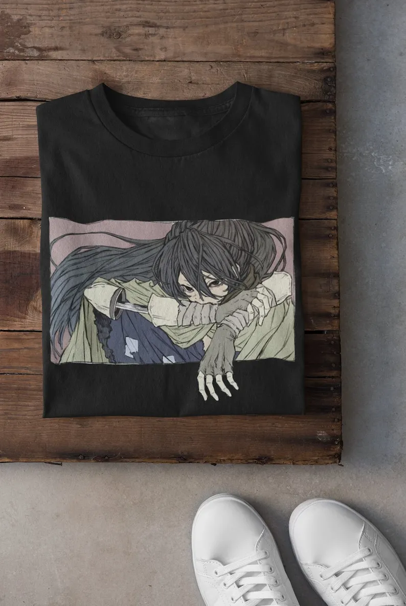 Unisex Dororo Anime T-Shirt, Hyakkimaru Graphic Tee Manga Shirt