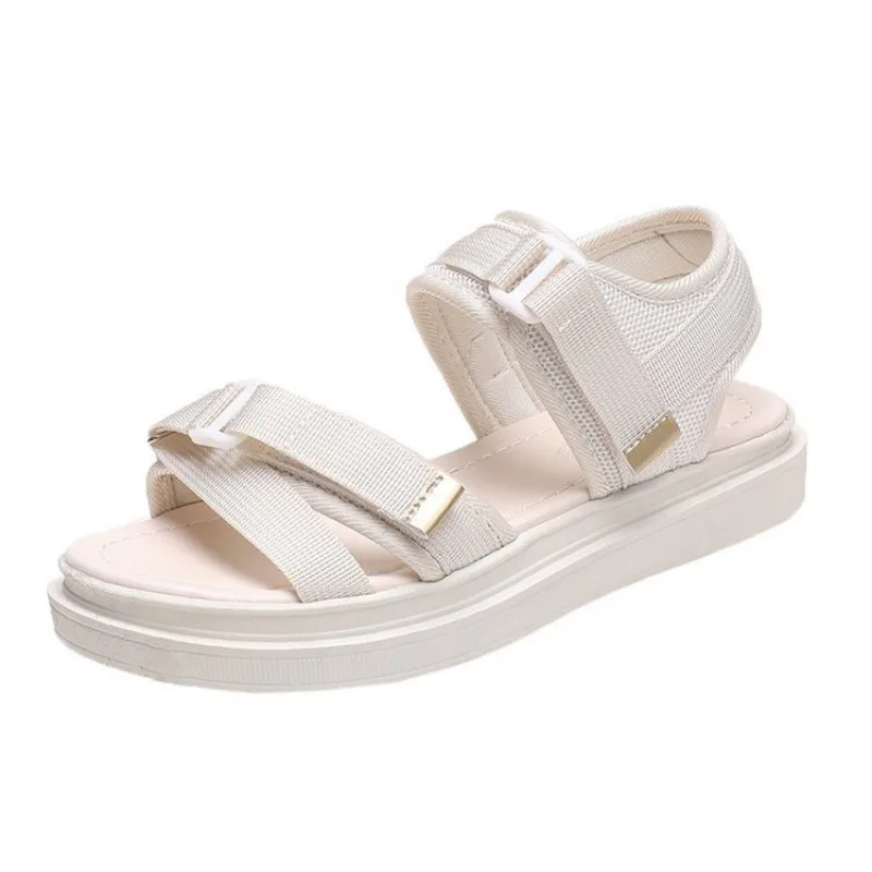 Maogu 2024 weiche lässige offene Zehen keile Frauen Schuh Strand Sandale bequeme Sandalen Sommerschuhe Frau flache Plattform Sandalen 40