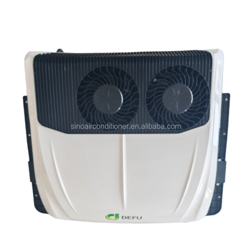 

New 12V & 24V Truck Parking RV Cabin Sleeper Air Conditioner Roof-Mounted Thermostat Compressor Tractor 12 Volt Air Conditioning