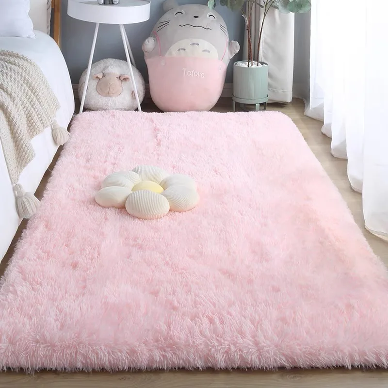 VIKAMA Rugs And Carpets For Home Living Room Fluffy Furry Big Rug Hallway Entrance Door Mats Teen Room Decoration Carpet