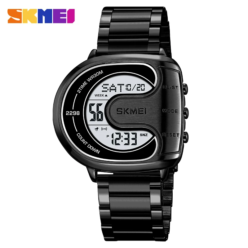 

SKMEI Luxury Back Light Display Digital Countdown Sport Men Watches Waterproof Calendar Alarm Wristwatch Clock relogio masculino