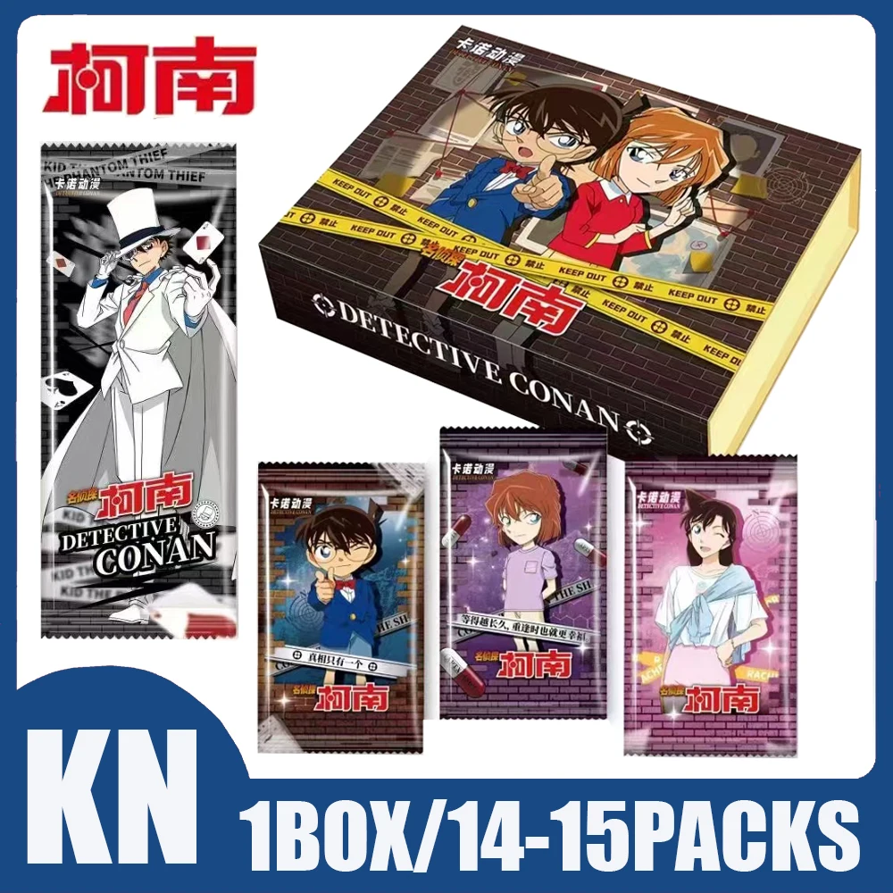 

Wholesale 4Boxes Detective Conan Cards udou Shinichi Akai Shūichi Photo Cards Cosplay Bookmark For Fan Collection Toys Gifts