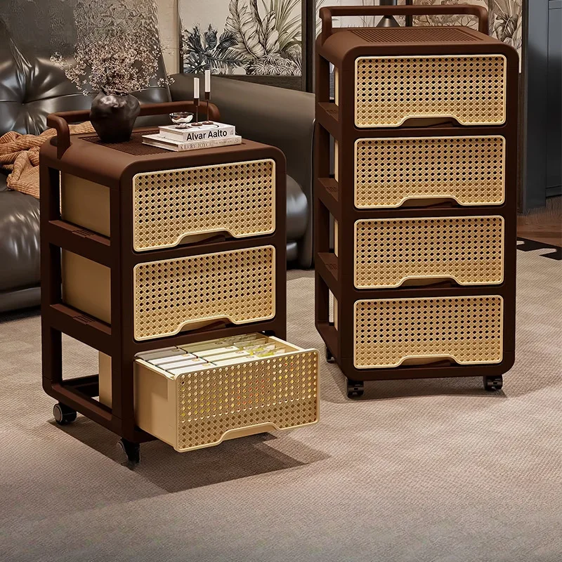 

Напольный стеллаж для хранения, домашний органайзер для гостиной, полка для спальни, не требующая сборки, шкафчик для хранения