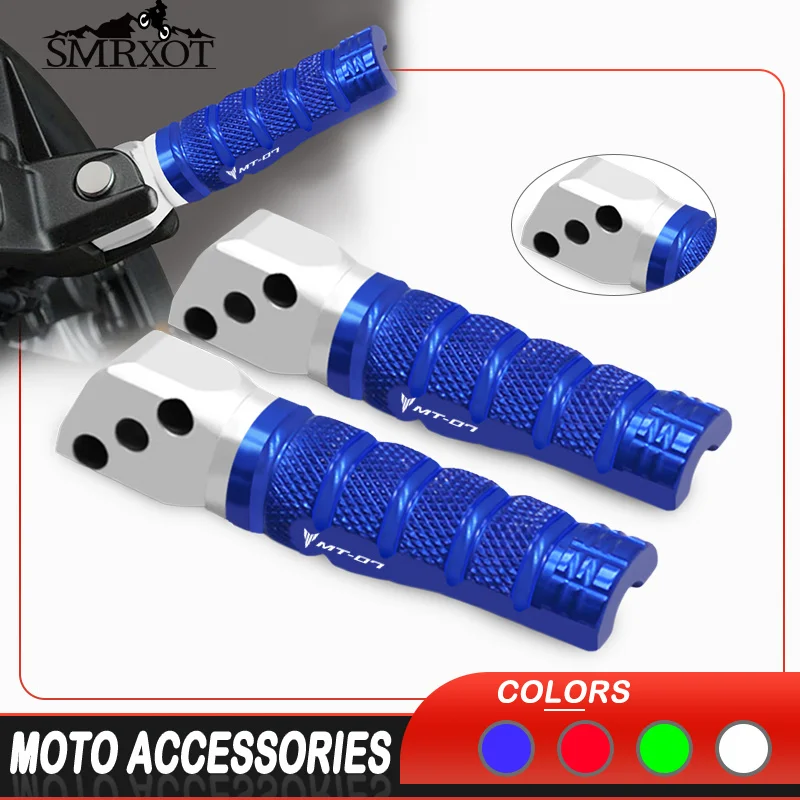 

NEW Foot-Pegs For YAMAHA MT-09 MT-07 2014-2024 MT10 2016-2024 Motorcycle Rear Passenger Footrest FootPegs Pedals mt07 mt09 mt10