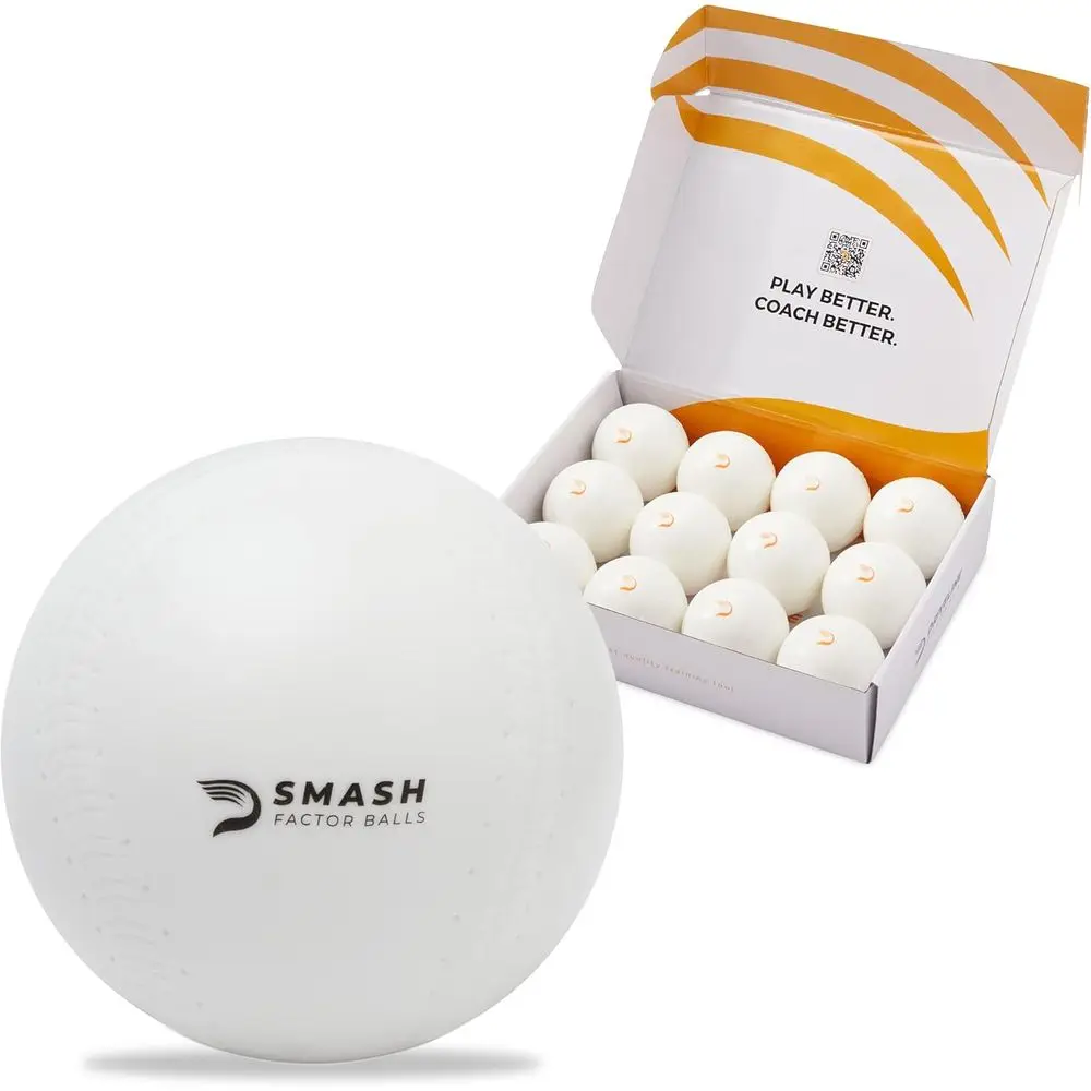 High-Density Foam Baseballs - 4 oz, 12 Pack Hitting Practice Balls