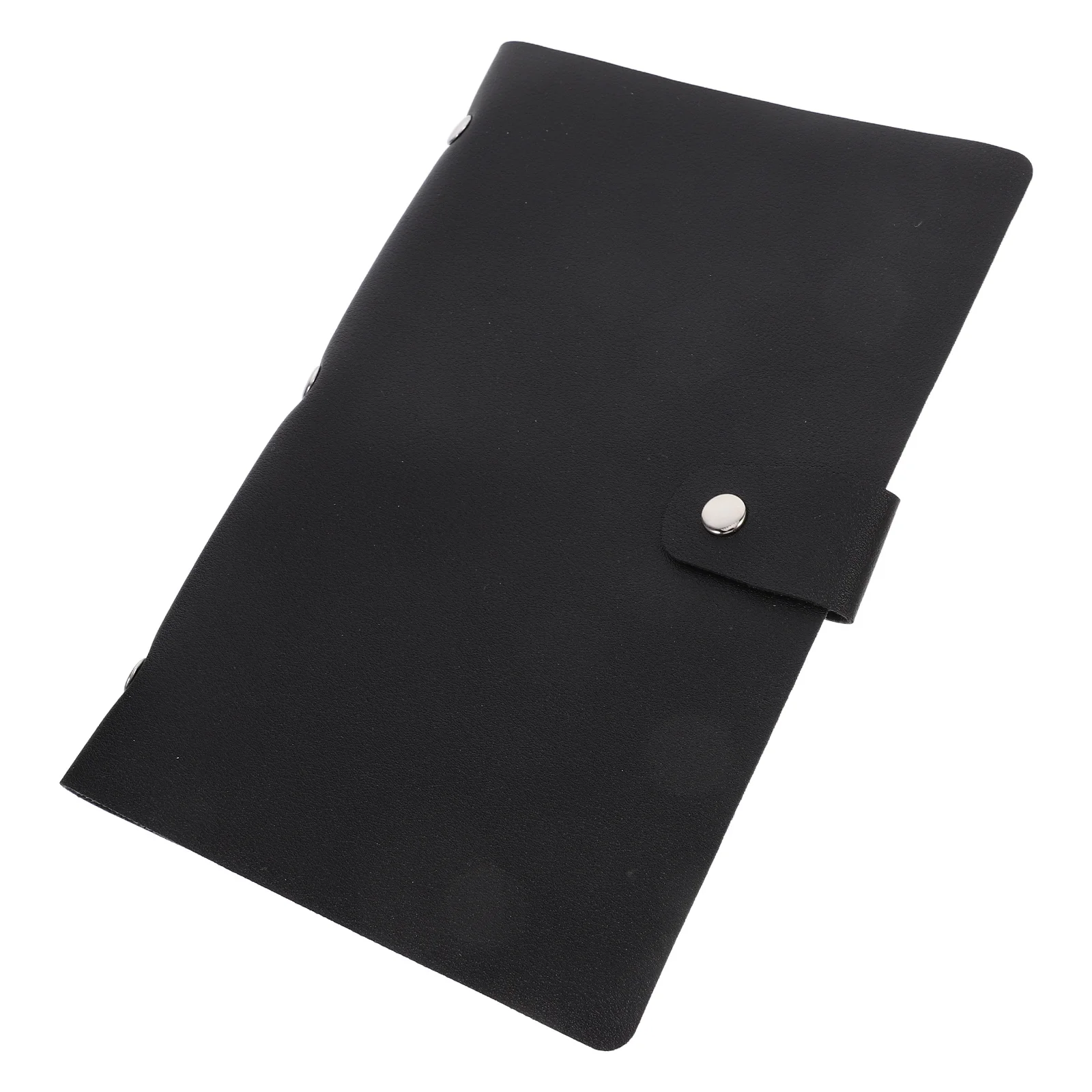 

1pc Invoice Folder Pu Waterproof Portable Bill Album For Office Business Travel Thick Document Holder Storage Organizer,