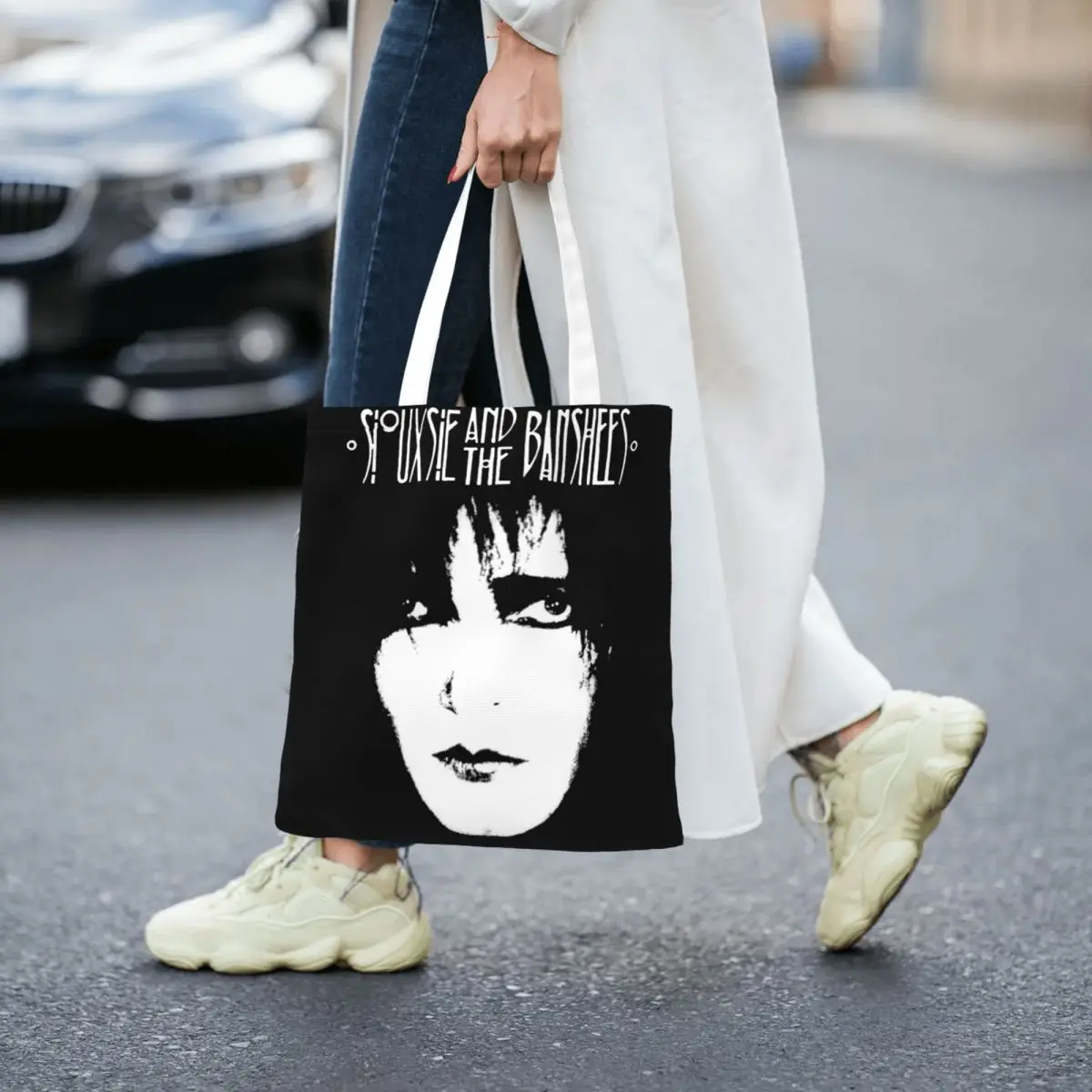 Siouxsie And The Banshees Tote Bags Women Handbag Canvas College Siouxsie Sioux Shoulder Bag Casual Shopping Bag