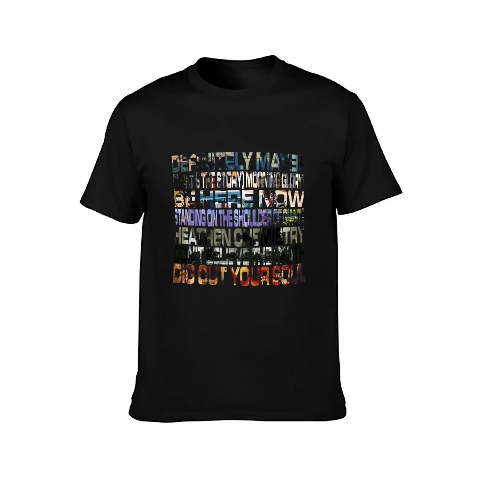 Oasis Albums T-Shirt Casual Trendy Streetwear Tee Shirt T-Shirt