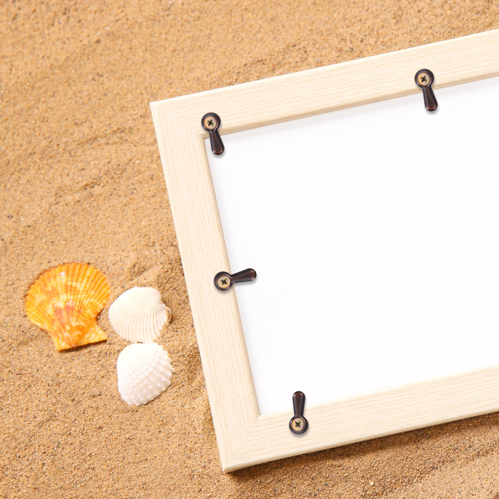 

100Pcs Metal Picture Frame Backing Clips Secure Design Easy Install DIY Photo Frame Accessories Picture Framing Hardware