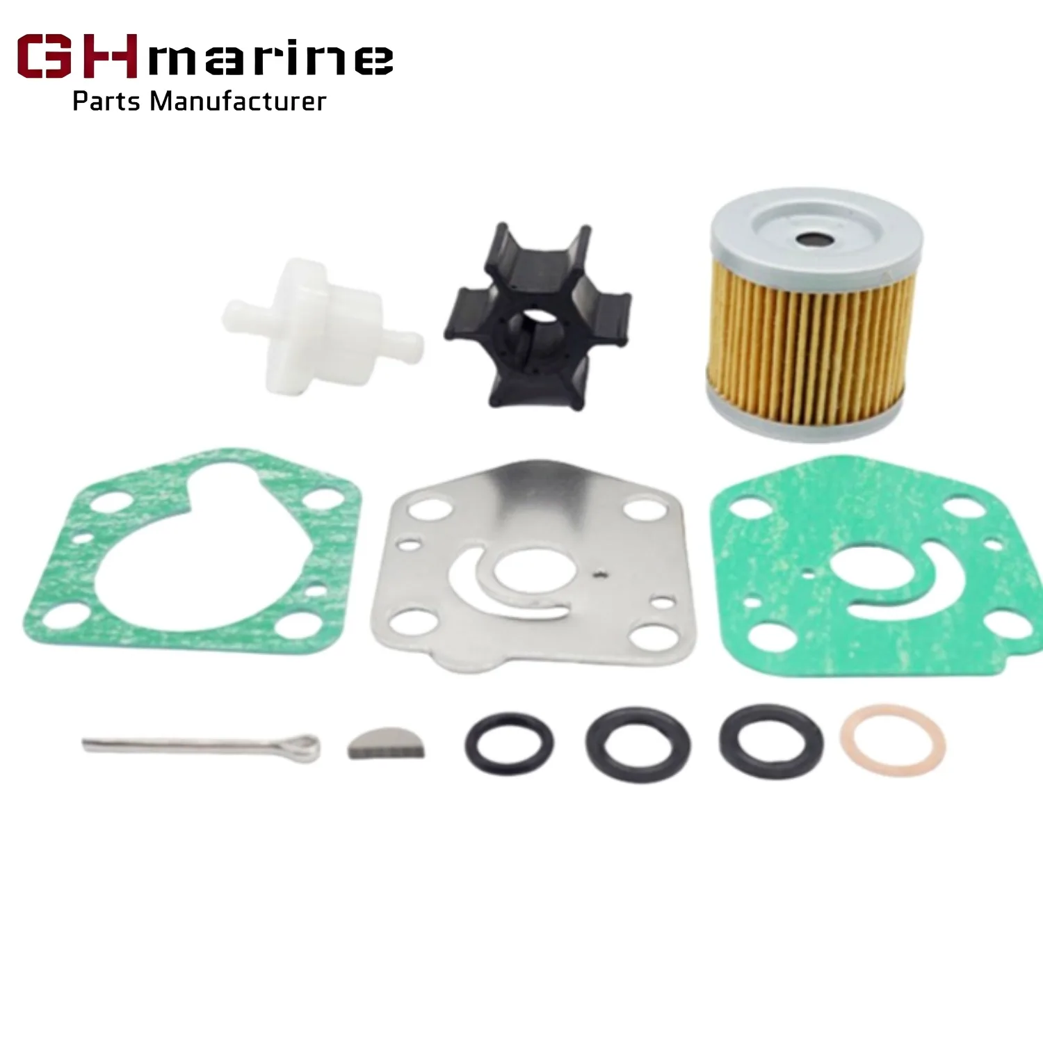 17400-94810 Marine Outboard Maintenance Repair Kit for Suzuki 4 Str 9.9 15 HP DF9.9 DF15 Engines 17400-94J00 Filter 16510-45H10